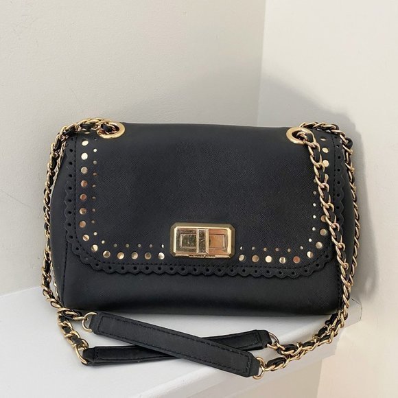 Michael Kors Bags Michael Kors Hannah Leather Scallop Perforated